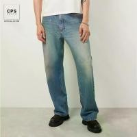 ราคา CPS CHAPS กางเกงยีนส์ทรงหลวมสีไลท์บลู ผู้ชาย LIGHT WASHED LOOSE JEANS รุ่น C25WMJA127 (AW25#A1) (1731874218620781870)