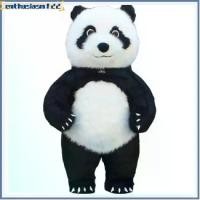 ราคา ชุดพอง, FHN, ธีมแพนด้ายักษ์, สไตล์สตรีท, ตุ๊กตาปลาหมึกแพนด้าตลก, คอสเพลย์, ตุ๊กตาผ้าพลัฌขนยาว, เหมาะสำหรับแพนด้ายักษ์, ชุดมาสคอตพอง Man Clothing ผู้ชาย แฟนซี (1731368499867781469)