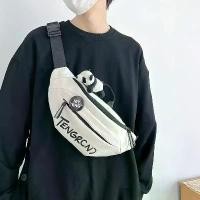 ราคา กระเป๋าสะพายข้าง, สไตล์ Ins ผู้ชาย, กระเป๋าคาดหน้าอกอันอินเทรนด์, ลำลองและอเนกประสงค์, กระเป๋าเป้ใบเล็ก, กระเป๋าคาดเอวกีฬา, กระเป๋าสะพายไหล่, เหมาะสำหรับผู้ชาย, กระเป๋าสะพายข้างใบเล็ก (173163182048539