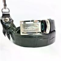 ราคา Crocodile leather เข็มขัดหนั เข็มขัดหนัง จระเข้แท้ ผู้ชาย (ส่วนท้องไผ่) แถมพวงกุญแจมือจระเข้มูลค่า รับประกันสินค้า (1729881407392090300)