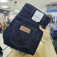 ราคา กางเกงยีนส์Wrangler ผู้ชาย ทรงกระบอกเล็ก[TEXAS SLIM] ผ้ายืด สียีนส์เข้มทั้งตัว รุ่น[MTESF04] ขายดีประจำเดือนนี้ (1731865577155299160)