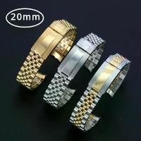 ราคา สายสแตนเลส 316L สำหรับ Rolex DATEJUST Oyster Series ผู้ชาย สายรัด สีเงิน หัวเข็มขัดนิรภัย ความกว้าง 20 มม. อุปกรณ์เสริมนาฬิกา (1730642967214393694)