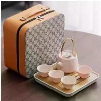 ราคา ชุดน้ำชาเครื่องลายครามญี่ปุ่น, ชุดกาน้ำชากังฟูสีชมพู, กาน้ำชา 1 ใบ, ถ้วยชา 4 ใบ, ถาดชา 1 ใบ, เหมาะสำหรับผู้ใหญ่, คนรักชา, ผู้หญิง, ผู้ชาย, สำนักงาน, และของใช้ในบ้าน, สีชมพู (1731795934113531318)