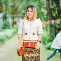 ราคา เสื้อภูไทประยุกต์แต่งแถบลายแพรวากาฬสินธุ์ ผ้าไหมญี่ปุ่นสีขาว-สีชมพูกะปิ ผู้หญิง Clothing Women (1729619279888025740)