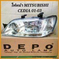 ราคา unplebshop ความคงทน ไฟหน้า MITSUBISHI CEDIA ซีเดียร์ ปี 2001-2003 DEPO Motorcycle มอเตอร์ไซค์ (1730382210208860197)