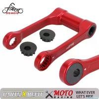 ราคา carpetshoprich ปัจจุบัน JFG MOTO Aluminum Adjustable Lowering Link Kit Fit FOR HONDA CRF250L CRF250RA/RAL CRF250 RALLY XR650L XR250 RL/RM/RN/RP/RR/RS มอเตอร์ไซค์ Motorcycle (1731124122011404839)