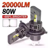 ราคา [COD] ซื้อ 1 แถม 1ANMINGPU 2ชิ้น หลอด ไฟ หน้า led h4 หลอดไฟหน้า h4 led ไฟหน้า รถยนต์ led h4 หลอดไฟหน้า LED H4 ไฟหน้ารถยนต์ หลอดไฟ led h7 12V มินิไร้สาย 60W สำหรับไฟหน้ารถ หลอดไฟไ (1732169960260928860)