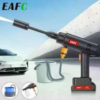 ราคา ปืนฉีดน้ำล้างรถไฟฟ้า ไร้สาย EAFC แรงดันสูง 60Bar เครื่องจ่ายโฟมสร้างโฟม น้ำยาทำความสะอาดสเปรย์ เหมาะสำหรับล้างรถและทำความสะอาด รถยนต์ Car น้ํายาเคลือบแก้ว (1730837685643545097)