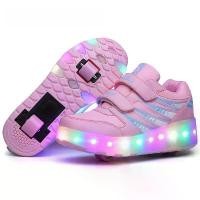 ราคา รองเท้า LED, พลัสไซส์ 27-43, สำหรับเด็ก, รองเท้าผ้าใบไฟ LED, พร้อมล้อ, เหมาะสำหรับเด็กชายและเด็กหญิง, รองเท้าสเก็ต, รองเท้าสเก็ต, รองเท้าผ้าใบ, มาในรองเท้าเรืองแสง (1731608953858394004)