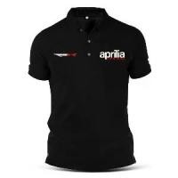ราคา RSV4 Aprilia Baju ผ้าฝ้าย Kolar เสื้อโปโลมอเตอร์ไซค์จักรยานเสือแข่ง, เสื้อยืด Unisex, สไตล์ลำลอง, ลดราคา, เสื้อ (1732141238343206511)