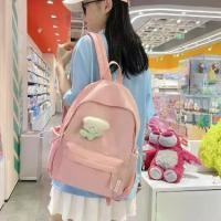 ราคา กระเป๋าเป้โรงเรียน แฟชั่นเกาหลี กระเป๋าเป้นักเรียนหญิง ความจุมาก เหมาะสำหรับโรงเรียนและใช้ประจำวัน กระเป๋าเป้นักเรียนหญิง กระเป๋าเป้หญิง ขายในท้องถิ่น กระเป๋าเป้ skechers เป้ เดินป่า ลดราคา (173154002