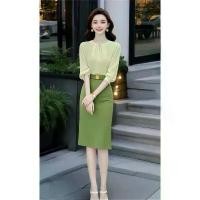 ราคา 【CODของแท้จากแบรนด์】ชุดทำงานสไตล์เกาหลี ชิ้น เสื้อเชิ้ตกระโปรงสาวออฟฟิศ แฟชั่นเก๋ไก๋ ลดราคา 50% ✨ ชุดทำงานผู้หญิงสวยหรู ใส่ทำงานหรือเที่ยวก็ได้ เนื้อผ้านุ่มใส่สบาย ชุดทำงานสไตล (1732076691362121598)