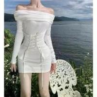 ราคา 【COD】ชุดเดรสแขนยาวสีขาว โมเดลสาวเซ็กซี่ เอวลอยเรียวสวย กระชับสัดส่วน พร้อมส่วนเว้าส่วนโค้งสุดปัง ✨ ชุดเดรสสั้นทรงกระชับ เนื้อผ้าโมเดลนุ่มสบาย ใส่ได้ทั้งวัน ️ ลดราคา 50% รับฤดูหนาวนี้ให้เป๊ะปัง! (17319