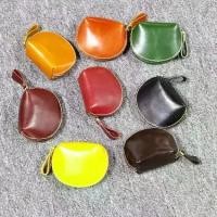 ราคา กระเป๋าใส่เหรียญหนังฟอกผัก สไตล์วินเทจ หนังแท้ เคสหูฟัง ลิปสติก และกระเป๋าใส่เหรียญ กระเป๋าเก็บของหนังแท้ [COD] (1731954422229271558)