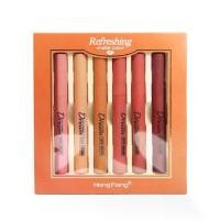 ราคา [พร้อมส่ง] HT-072 ขายดี ราคาถูกที่สุด เซต ลิปติก 6 ชิ้น 9091B โทนส้มอิฐ โทนแดงก่ำ ของขวัญ ลิปสติก เครื่องสำอาง ทาปาก ลิปสีสวยๆ (1731343796513834540)