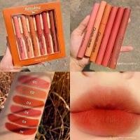 ราคา ลิปติก Hengfeng โทนส้มอิฐ โทนแดงก่ำของขวัญ ลิปสติก เครื่องสำอาง ทาปาก ลิปสีสวย สินค้าพร้อมส่งค่ะ (1731295683367044827)