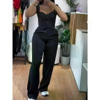 ราคา ชุดเสื้อกั๊กและกางเกงทิศทาง กางเกงขายาว กางเกงขากว้างลำลอง สำหรับผู้หญิง [COD] สงกรานต์ ชุด ชุด ขาว ปฏิบัติธรรม ผู้ หญิง แบบ กางเกง ชุด ไป ทะเล (1731922853554193924)