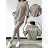 ราคา ชุดลำลองทรงหลวม สีเทา [COD] เซ็ท ขายาว สวยๆ สงกรานต์ ชุด เอี๊ยม ยีนส์ ขา สั้น (1732068352739018502)