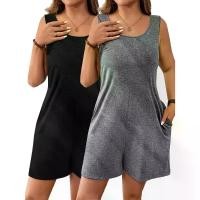 ราคา ชุดสตรีฤดูใบไม้ผลิและฤดูร้อน ชุดสองชิ้น จั๊มสูทสีทึบ ทรงหลวม มีกระเป๋าข้าง [COD] เสื้อ สูท แฟชั่น ผู้หญิง สงกรานต์ ชุด สาย เอี๊ยม กระโปรง คาร์โก้ เอี๊ยม ยีนส์ ขา สั้น (1731928847086880316)