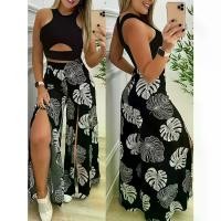 ราคา ชุดเสื้อกล้ามและกางเกงขายาวสำหรับผู้หญิง [COD] เซต 3 ชิ้น สงกรานต์ ชุด ชุด ไป ทะเล ชุดเซ็ทขายาวแขนสั้น ผ้านาโนหนานุ่ม เซ็ท ขายาว สวยๆ (1731921296597091966)