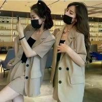 ราคา ชุดสูทแฟชั่นสำหรับผู้หญิงพลัสไซส์ รวมกางเกงขาสั้นหนุ่มและเสื้อแจ็คเก็ตใหม่หรูหรา ชุดลำลองฤดูร้อน 2 ชิ้น ชุด สงกรานต์ ชุด สูท ผู้หญิง ชุดงาน บวชงาน บุญ (1731571543903208800)