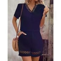 ราคา ชุดทูพีซ แฟชั่นฤดูร้อน คอวีใหม่ แต่งลูกไม้ สำหรับผู้หญิง เสื้อยืดและกางเกงขาสั้น [COD] สงกรานต์ ชุด สาว อวบอ้วน เสื้อผ้า ราคา ถูก เดรส อัด พลีท ชุด สูท ผู้หญิง (1732005206184003468)