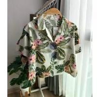 ราคา เสื้อครอปลายดอกไม้ฮาวาย ยาว 19 นิ้ว อก 44 นิ้ว ไหม อิตาลี่ เสื้อ ยืด คอตตอน เสื้อ ใส่ สงกรานต์ ตาข่าย ซีทรู สงกรานต์ เสื้อ ลาย ลูก ไม้ เสื้อ ปาด ไหล่ promthong เสื้อ (1732303527407225563)