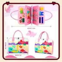 ราคา [ส่งจากไทย] 8 หน้ากิจกรรม ของเล่นเด็ก กระเป๋ากิจกรรม ของเล่นมอนเตสซอรี่ การเรียนรู้ก่อนวัยและหนังสือผ้านุ่ม เบบี้ บุ๊ค หนังสือ สอน สมุด ฝึกสมาธิ เด็ก book smart เสริมพัฒนาการ (1730685585894049879)