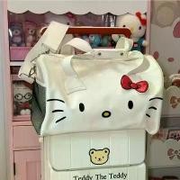 ราคา กระเป๋ายิม แบบพกพา วีธี คิตตี้ โบว์หวาน ดีไซน์การ์ตูน เฮลโลคิตตี้ น่ารัก กระเป๋าสะพายไหล่เดียว กระเป๋าเดินทางเฉียง ล้อ กระเป๋า เดินทาง สมุด ใส่ พาสปอร์ต 18 (1731544249606571308)