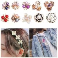 ราคา ตกแต่งงานแต่งงาน, ตกแต่งเสื้อผ้า DIY, ดอกไม้เสื้อผ้า, Rhinestone ระยิบระยับ, สมุด, ปุ่มเย็บผ้า, 10 ชิ้น (1731857665934722692)