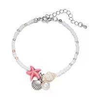 ราคา สร้อยข้อมือลูกปัดเปลือกหอยปลาดาว สไตล์โบฮีเมียน สำหรับผู้หญิง สร้อย มือ ข้อ pipatchara (1731770349470256018)