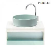 ราคา Global House MOGEN เฟอร์นิเจอร์กันน้ำ 100 % +อ่างล้างหน้า ขนาด 60 ซม.สีขาว+อลูสีเขียว (AL-209) รุ่น LMU1060/7K(AG) (1729856970387524485)