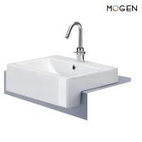 ราคา MOGEN MA154 ไฟลท อ่างล้างหน้า ชนิดฝังครึ่งเคาน์เตอร์ สีขาว (1730888078124550746)