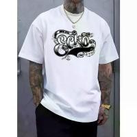ราคา เสื้อยืดพิมพ์ลายกราฟิก Ecko ลำลอง สำหรับผู้ชาย สีขาว แขนสั้น คอกลม สไตล์ปกติ เสื้อยืดวันหยุดฤดูร้อน ดีไซน์สีดำซับซ้อน สวมใส่สบาย เสื้อยืดพิมพ์ลายกราฟิก ผ้ายืดหยุ่นเล็กน้อย นุ่มแล (1731723384481810022)