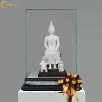 ราคา พระประจำวันพุธ (กลางคืน) พระพุทธรุปปางป่าเลไลยก์ พระประจำวันเกิด (สีขาว) (1732044005318364120)