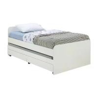 ราคา INDEX LIVING MALL เตียง รุ่นดูโอ้ ขนาด 3.5 ฟุต - สีขาว (1730141372311308344)