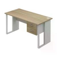 ราคา INDEX LIVING MALL ชุดโต๊ะทำงาน 2 ลิ้นชัก รุ่นเวคตร้า ขนาด 150 ซม. - สีขาว/เมเปิ้ล (1729583563440818232)