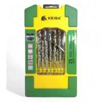 ราคา ขายดีทั้งเครือข่าย ของแท้100% ขายดีที่สุดออนไลน์ ของแท้ 100% KEIBA KE-2503006 HSKPB225 ดอกสว่านเจาะเหล็ก HSS สีขาว กล่องพลาสติคชุด 25ตัว 1-13mm ชุดดอกสว่านKEIBA (1731877441068107546)