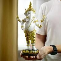 ราคา พระพิฆเนศปางยืน 4 กร ประทานพร (สีขาว ปิดทอง) (1731687522070529720)