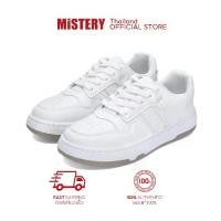 ราคา MISTERY รองเท้าผ้าใบหนัง PU รุ่น SCAL สีขาว（ MIS-556） (1731834372169303953)
