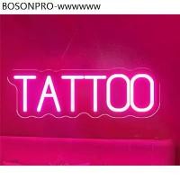 ราคา แนะนำ ป้ายไฟled ป้ายไฟร้าน ป้ายไฟตัวอักษร ป้ายไฟวิ่ง ป้ายไฟตกแต่งผนัง ป้ายไฟนีออน ป้ายไฟTATTOO สีชมพู 50x20cm (1732129527108437800)