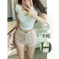 ราคา กางเกงยีนส์ขาสั้น สีชมพู สำหรับผู้หญิง เอวต่ำ ทรงสลิมฟิต กระชับสัดส่วน กางเกงสั้นๆ สุดเซ็กซี่ สไตล์ 2025 ฤดูร้อน มาใหม่ กางเกงขาสั้นเอวต่ำ (1732100143952266251)