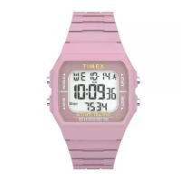 ราคา TIMEX TW5M55800 ACTIVITY&STEP TRACKER นาฬิกาข้อมือผู้ชายและผู้หญิง Digital สายซิลิโคน สีชมพู หน้าปัด 40 มม. (1730363694511917843)