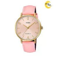 ราคา CASIO นาฬิกาผู้หญิง รุ่น LTP-VT01GL-4B สายหนัง สีชมพู คาสิโอ (1730614674590763032)