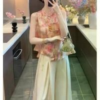 ราคา เสื้อกั๊กผู้หญิง สไตล์จีนใหม่ เรียบหรู หัวเข็มขัดสไตล์ประจำชาติ สีชมพู สไตล์ฤดูร้อน สไตล์เก่า สไตล์เงิน สวย แขนกุด (1731786187961173594)