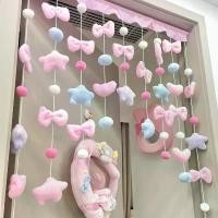 ราคา ผ้าม่านสั้น ผ้าพลัฌขนปุย สีชมพู ฉากกั้นด้าย เชือกแขวน ตกแต่งหน้าต่าง เหมาะสำหรับหอพักและประตู ผ้าม่าน ผ้าม่านในห้องนอนของเด็กผู้หญิง (1732090356732298416)