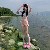 ราคา กางเกงยีนส์ขาสั้น สีชมพู เอวสูง ทรงสลิมฟิต อเนกประสงค์ รัดรูป กางเกงตรง สาวฮอต มาใหม่ 2024 กางเกงยีนส์ เท่ๆ กางเกงยีนส์ Clothing Jean (1730935767140567070)