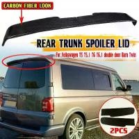 ราคา สปอยเลอร์หลังรถยนต์ สีดำ/คาร์บอนไฟเบอร์ สปอยเลอร์ท้ายรถ สำหรับ Volkswagen VW T5 T5.1 T6 T6.1 ประตูคู่ ชุดตัวถังทวินคาน (1730198091885414952)