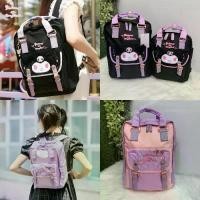 ราคา แนะนำ แนะนำ Doughnut x Kuromi Series Backpack กระเป๋าเป้สะพายหลัง กระเป๋าเป้โดนัท (แถมพวงกุญแจ) สีม่วง สีดำTikTok (1731771642502546917)