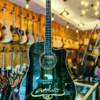 ราคา กีต้าร์โปร่ง คาราบาว ฉลองครบรอบ 40 ปี ทรง Dreadnought สีดำ Cutaway ขนาด 41 นิ้ว Carabao Anniversary 40 Years Acoustic Guitar (1732169406155687889)